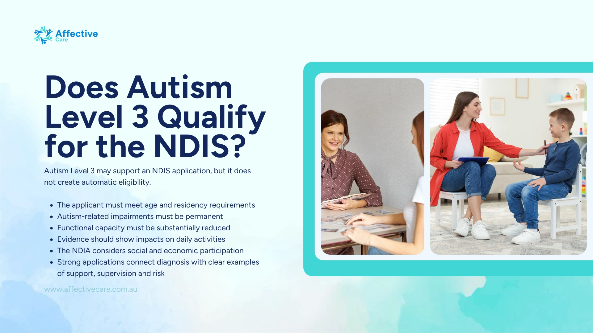 Does Autism Level 3 Qualify for the NDIS