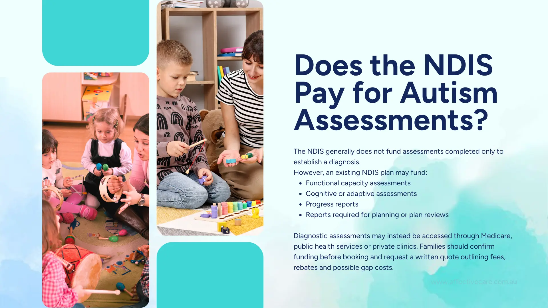 Does the NDIS pay for Autism Assessments