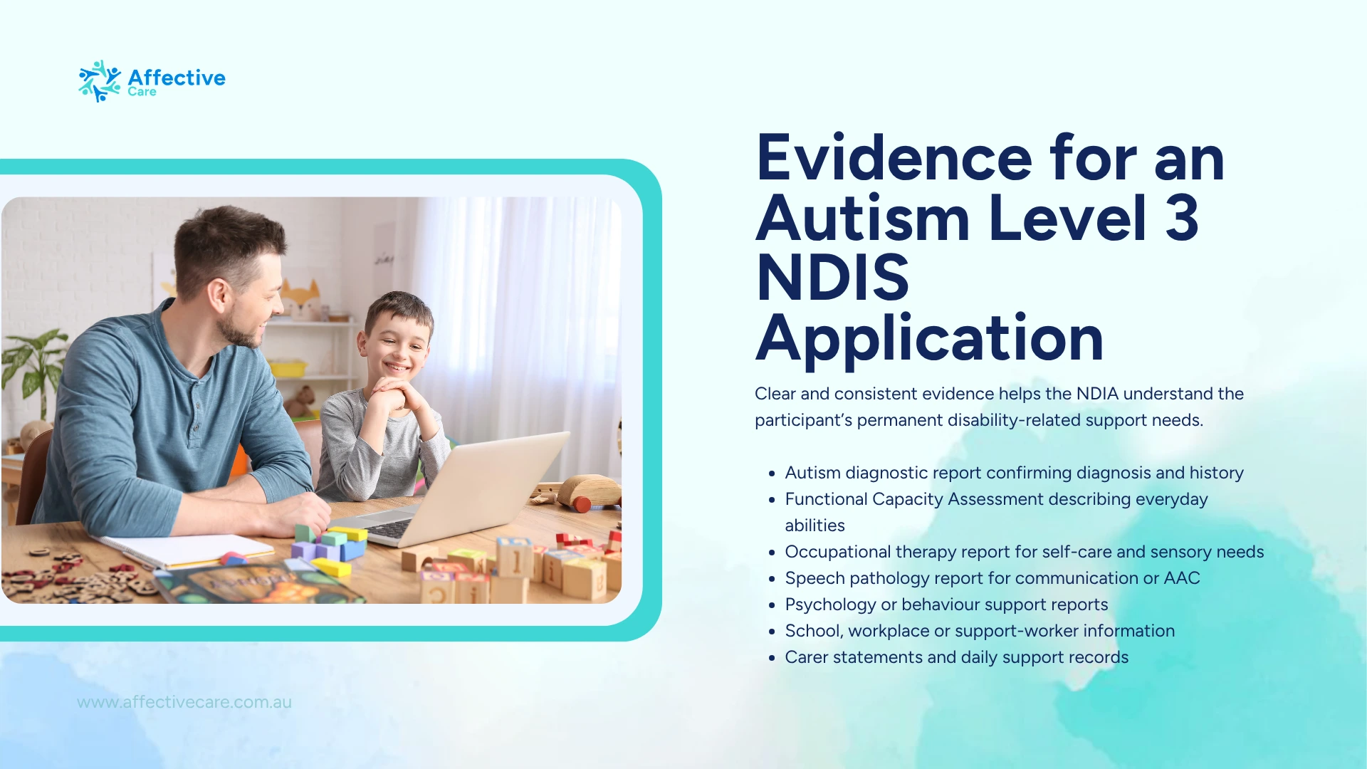 Evidence for an Autism Level 3 NDIS Application