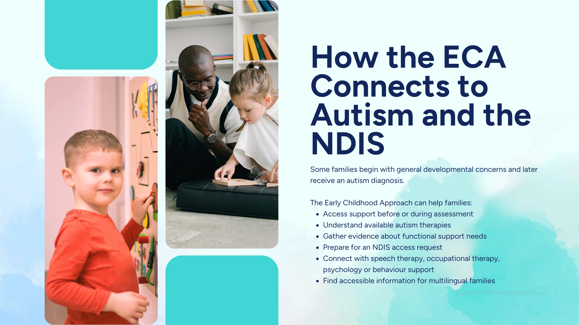 How the ECA connects to Autism and the NDIS