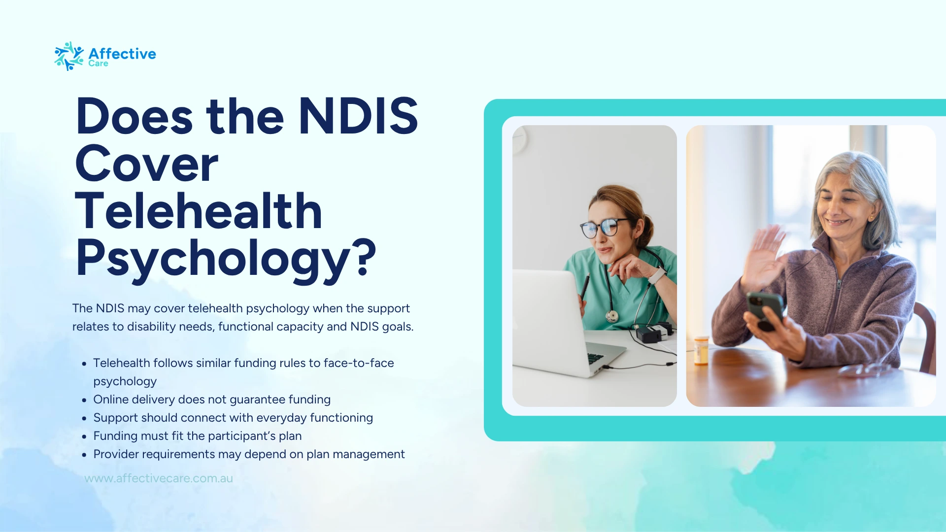 Does NDIS Cover Telehealth Psychology