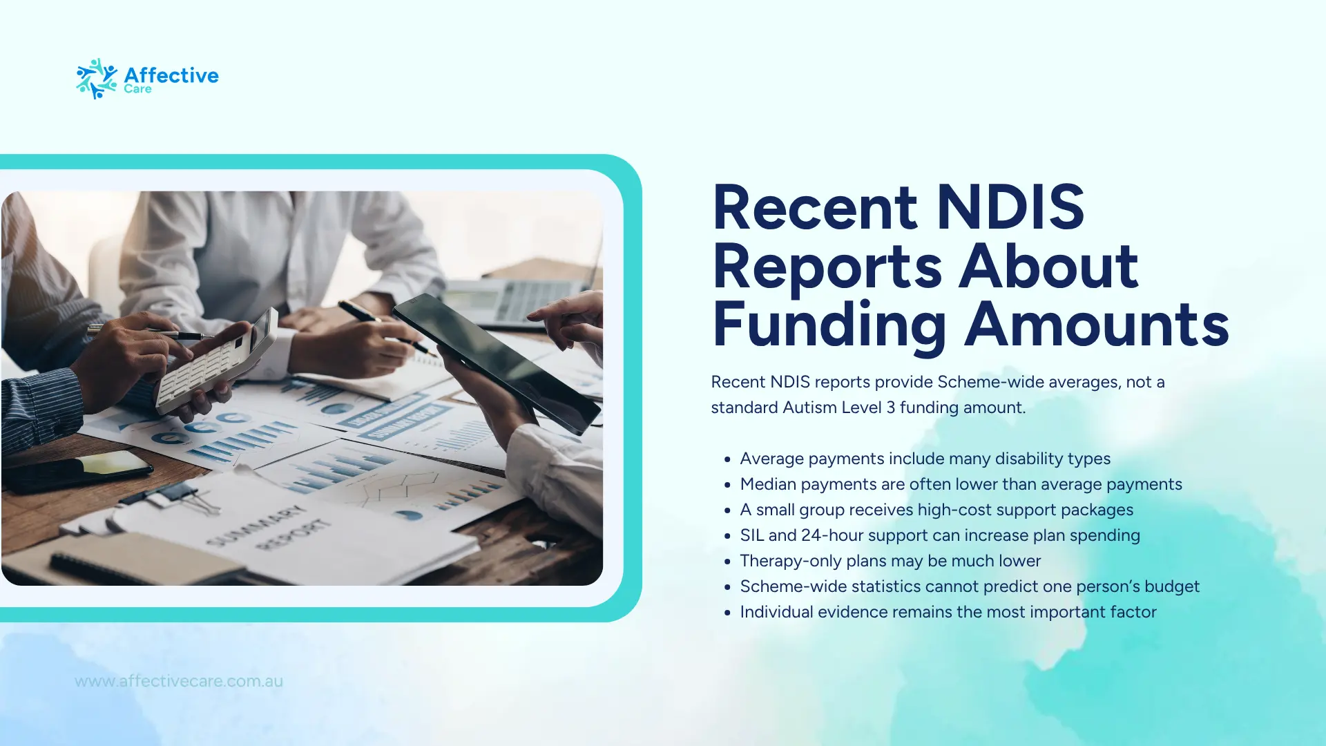 Recent NDIS Reports about Funding Amounts