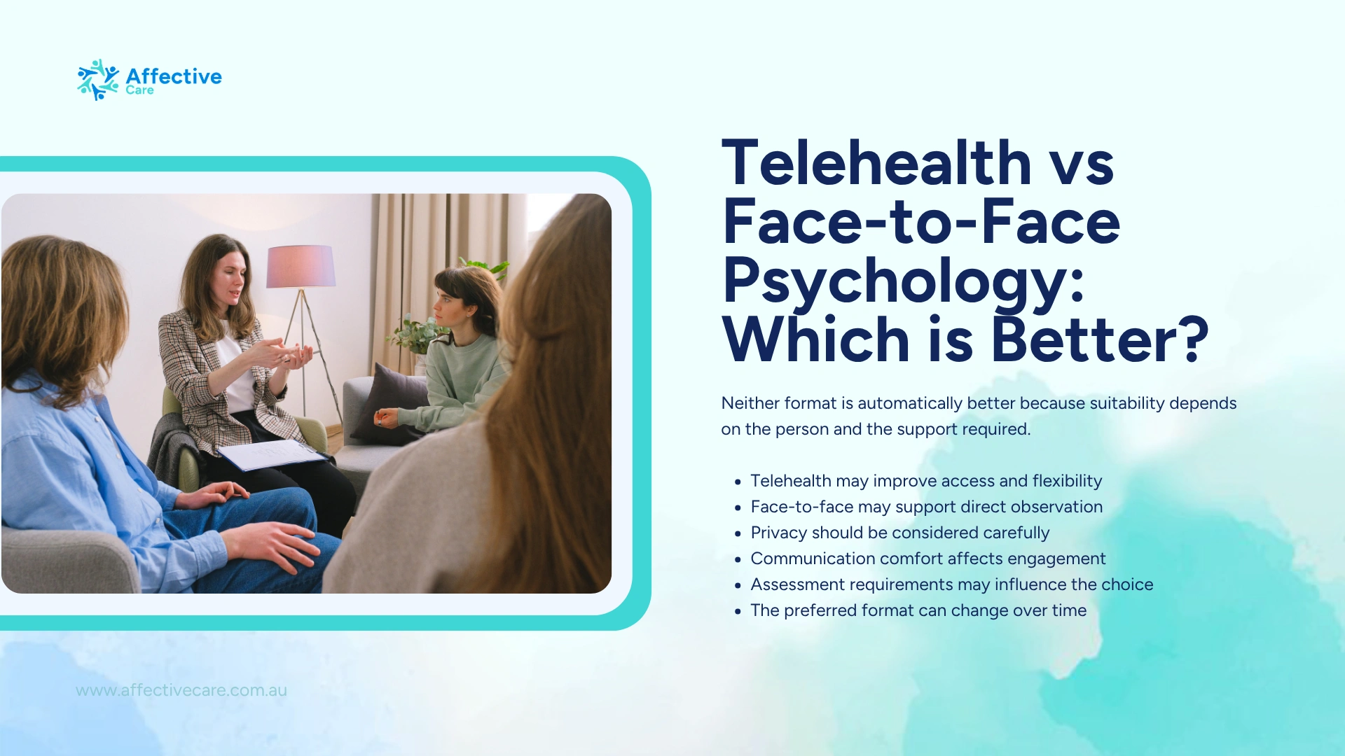 Telehealth vs face to face psychology, which is better