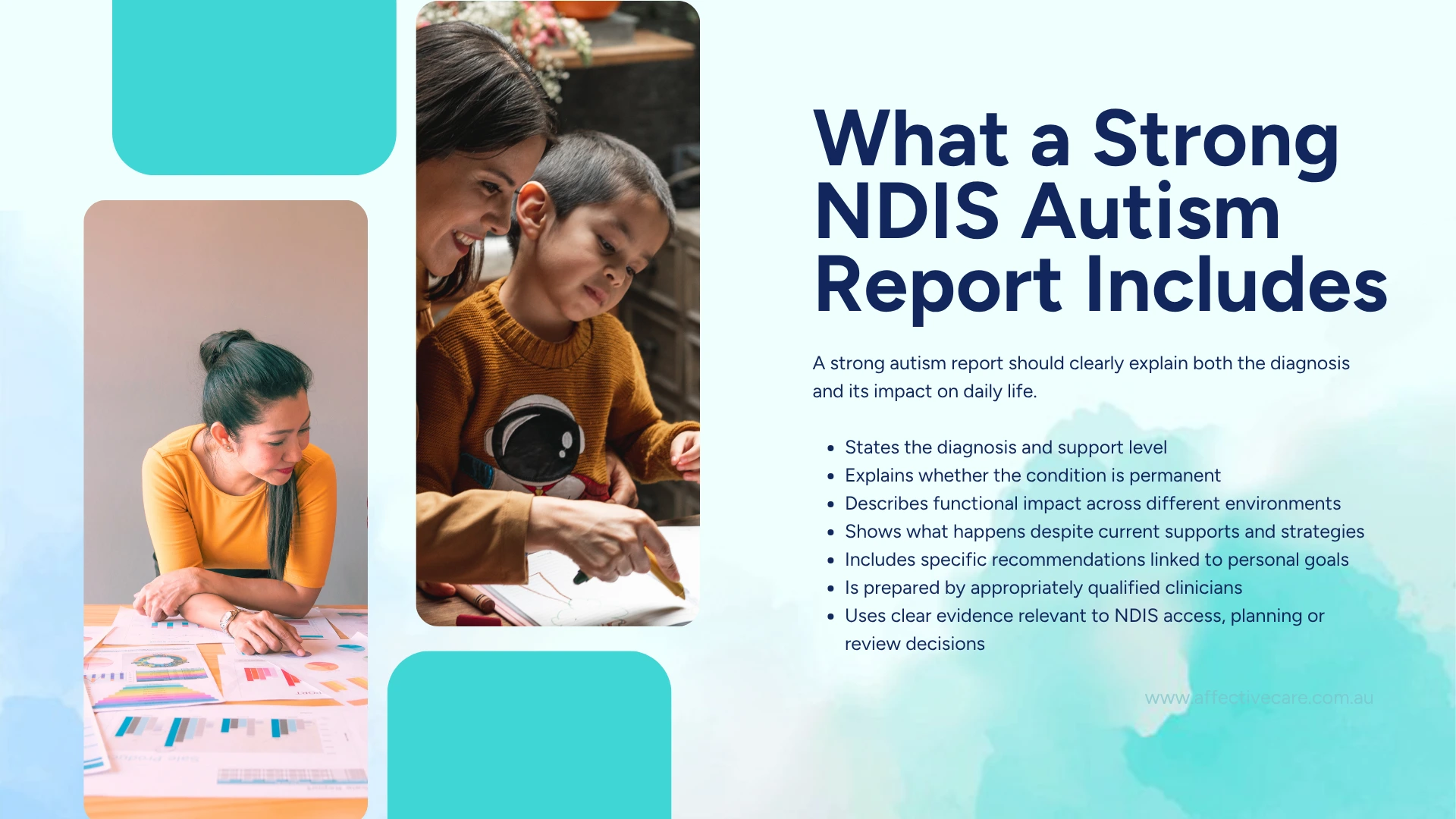 What a strong NDIS Autism Report Includes