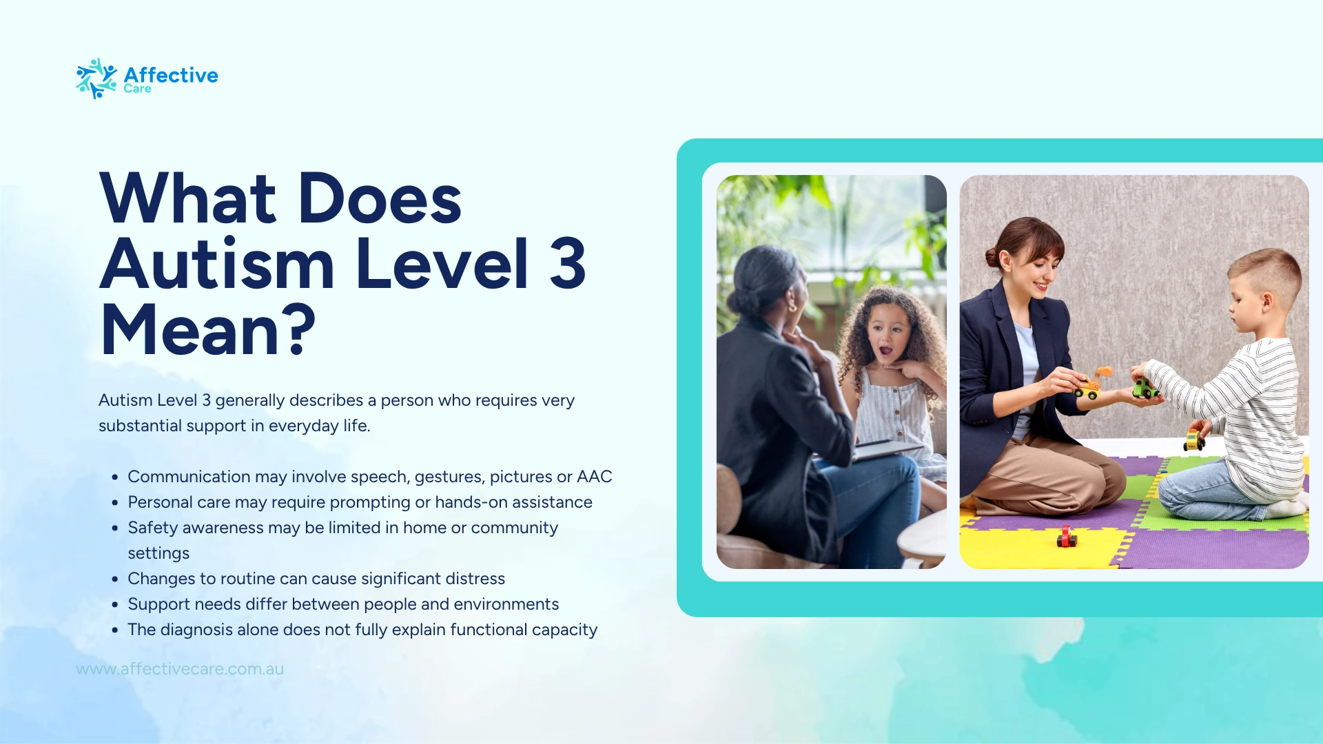 What does Autism Level 3 Mean