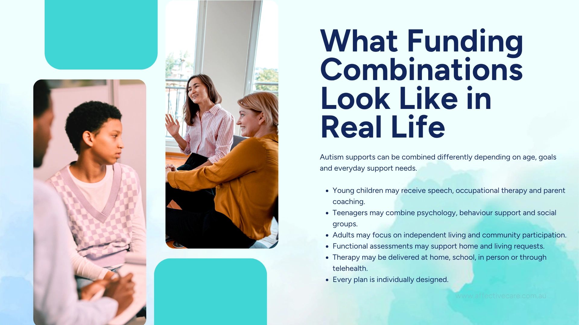 What funding combinations look like in real life