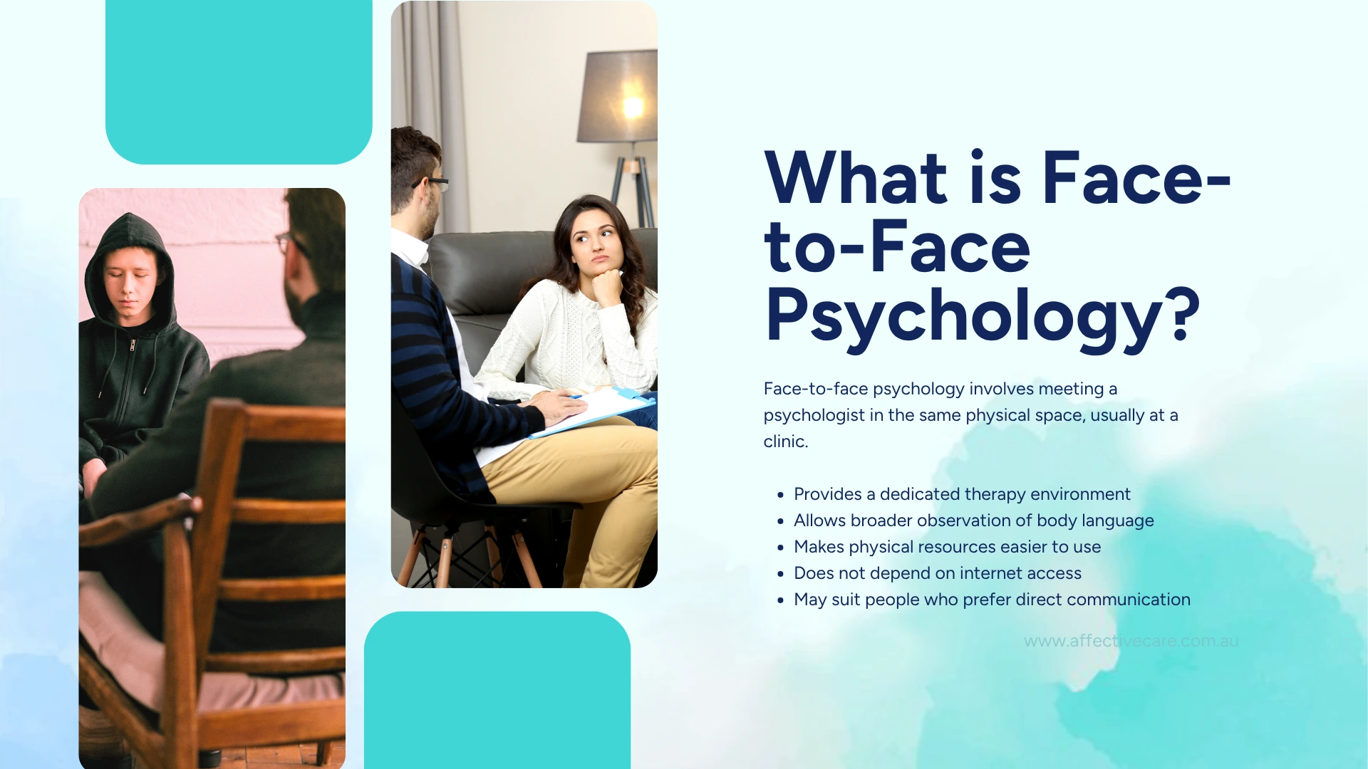 What is face to face psychology