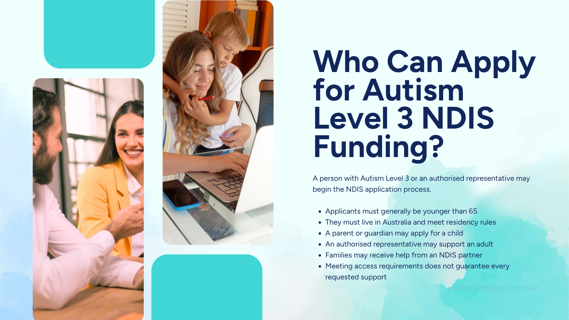 Who can apply for Autism Level 3 NDIS Funding